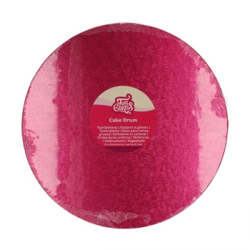 Cake Board Round 305mm (12") / Thickness 12mm / Cerise